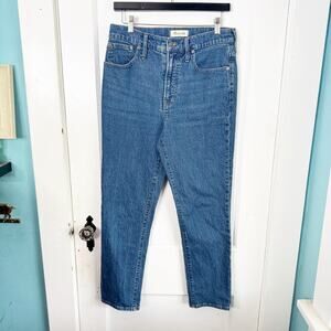 Madewell The Perfect Vintage Ankle Jean 90s Inspired Wash High Waisted Size 29